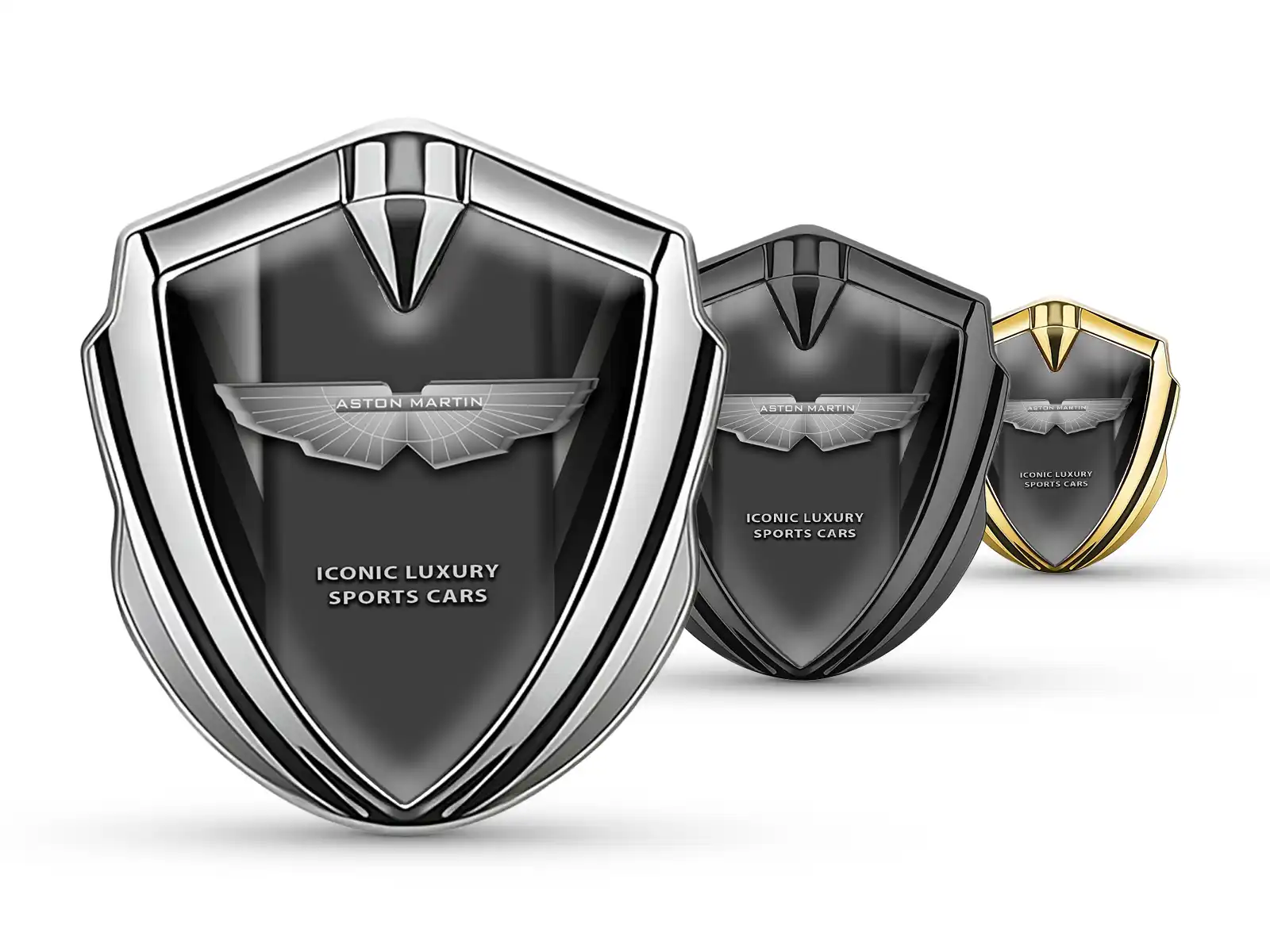 Aston Martin Metall Emblem Abzeichen Robustes Premium Feeling